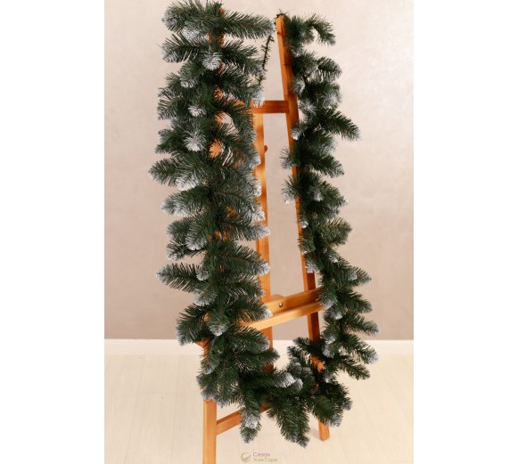 Гірлянда зі штучної хвої засніжена L-2,8м